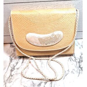 Cora Jacobs Straw Hand Bag